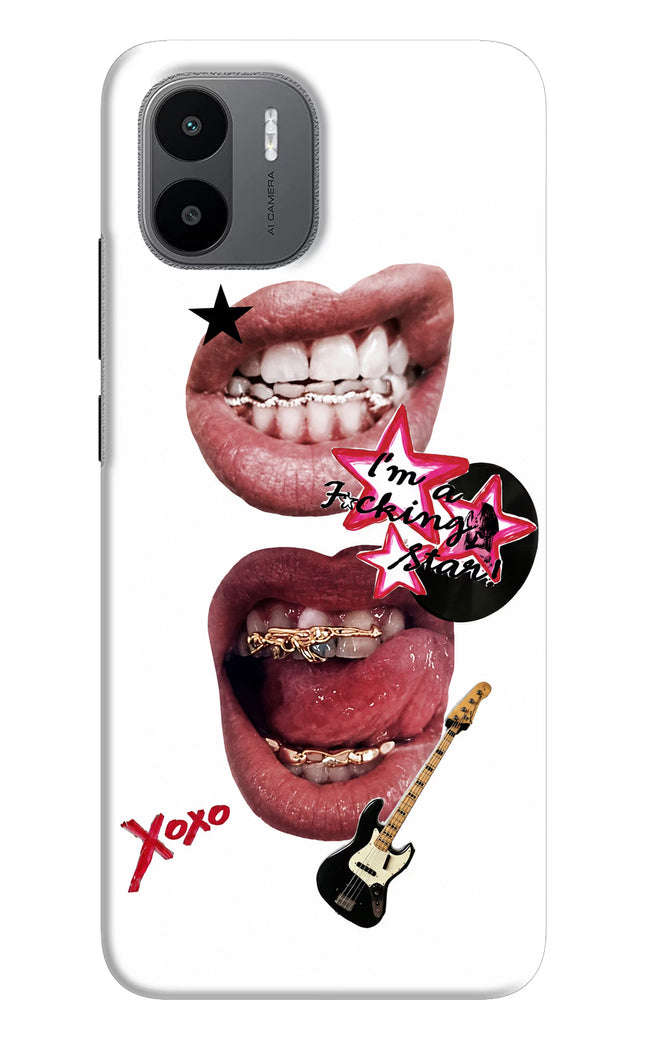 Rockstar Redmi A1/A2 Hard Case Back Cover by Casekaro