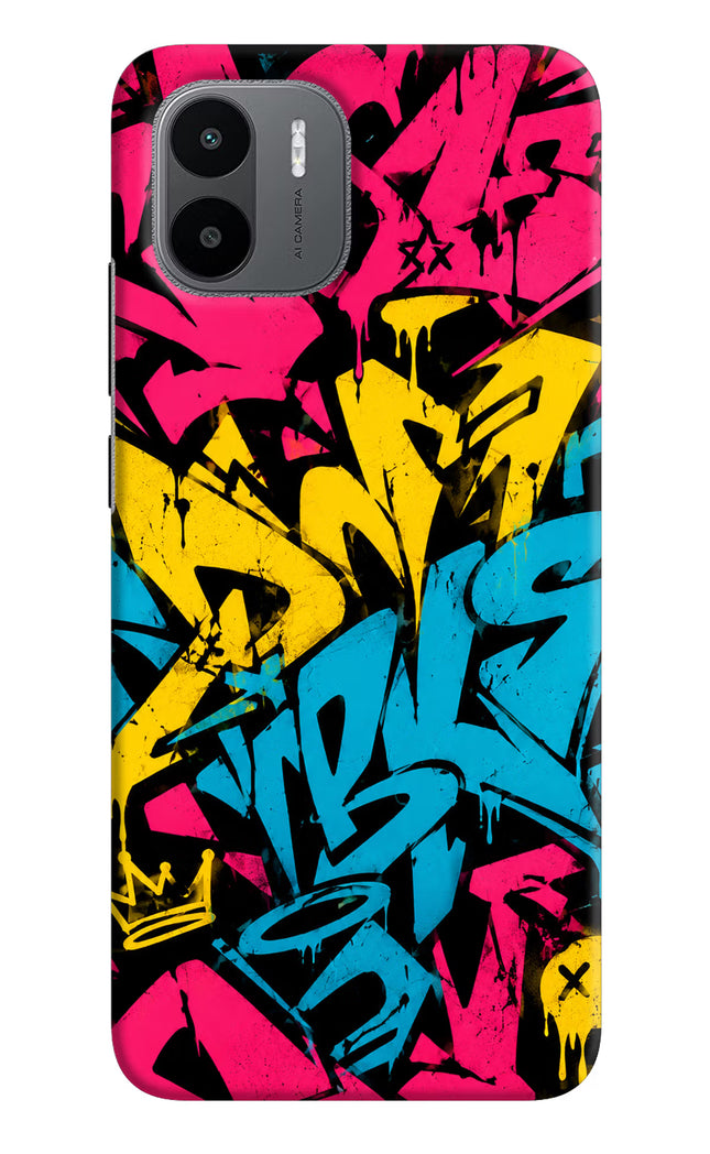 Graffiti Vibe Redmi A1/A2 Hard Case Back Cover by Casekaro