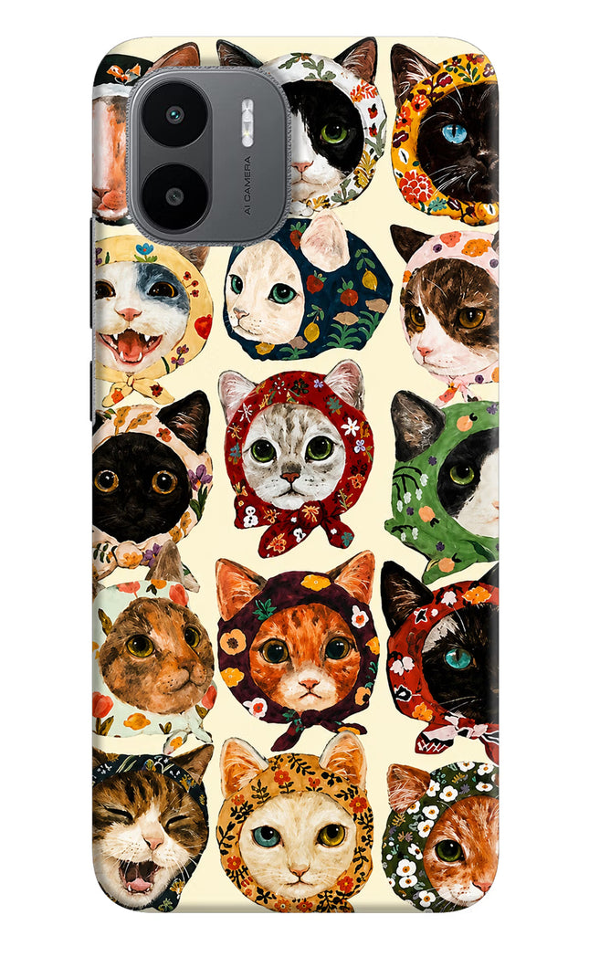 Cool Cat Redmi A1/A2 Hard Case Back Cover by Casekaro