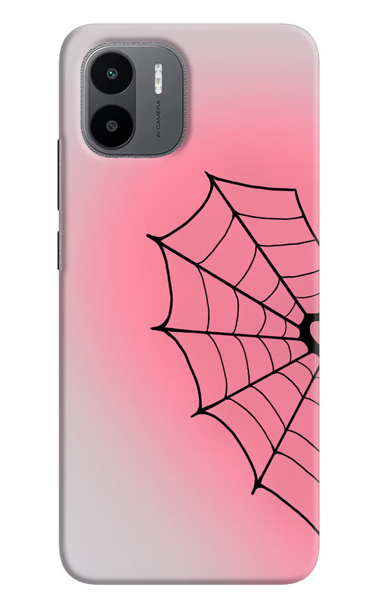 Pink Web Redmi A1/A2 Hard Case Back Cover by Casekaro