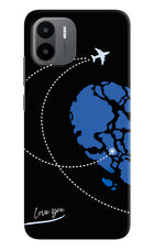 Love Orbit Redmi A1/A2 Hard Case Back Cover by Casekaro