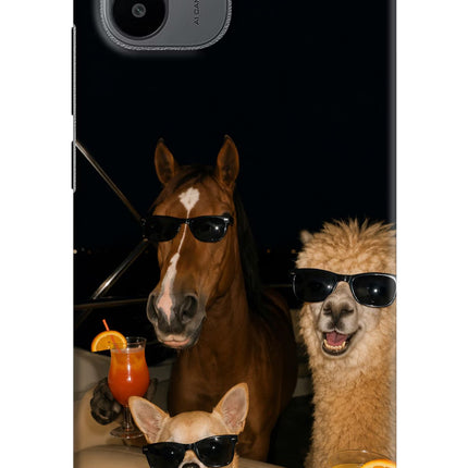 Party Squad Redmi A1/A2 Hard Case Back Cover by Casekaro