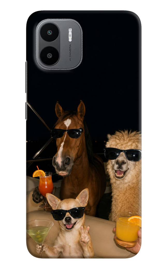 Party Squad Redmi A1/A2 Hard Case Back Cover by Casekaro