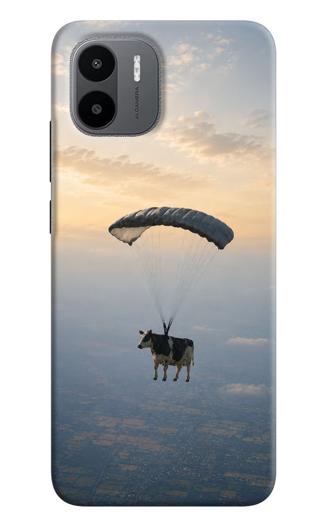 Skydiving Cow Redmi A1/A2 Hard Case Back Cover by Casekaro