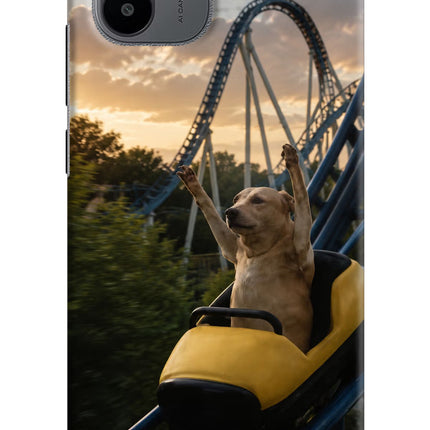 Rollercoaster Dog Redmi A1/A2 Hard Case Back Cover by Casekaro