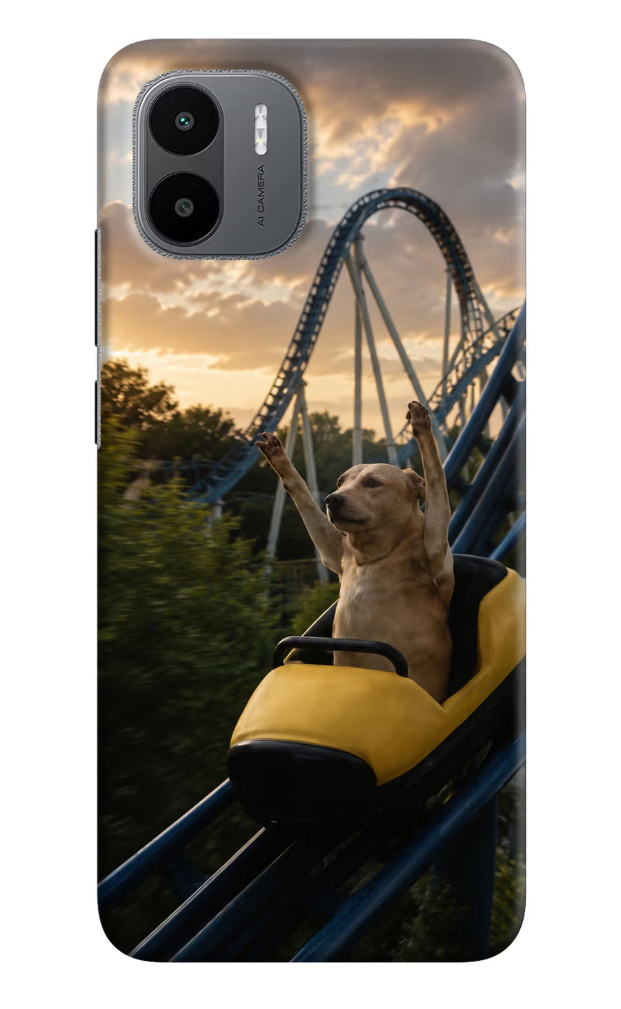 Rollercoaster Dog Redmi A1/A2 Back Cover, Hard case