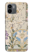 White Lily Redmi A1/A2 Back Cover