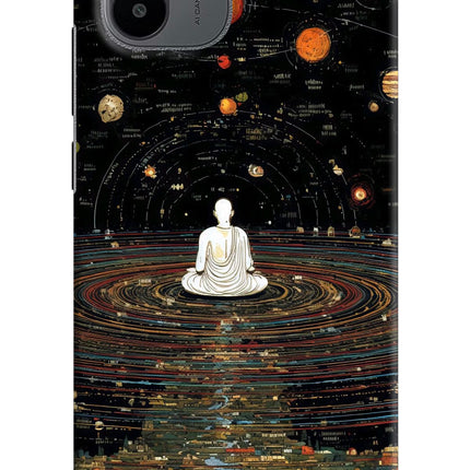 Space Monk Redmi A1/A2 Hard Case Back Cover by Casekaro