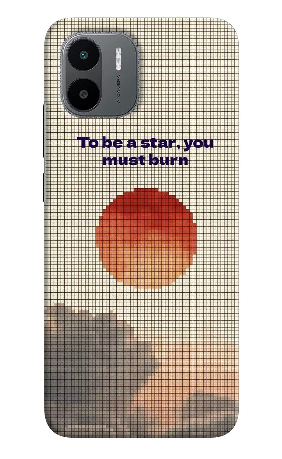 Pixel Sun Redmi A1/A2 Back Cover, Hard case