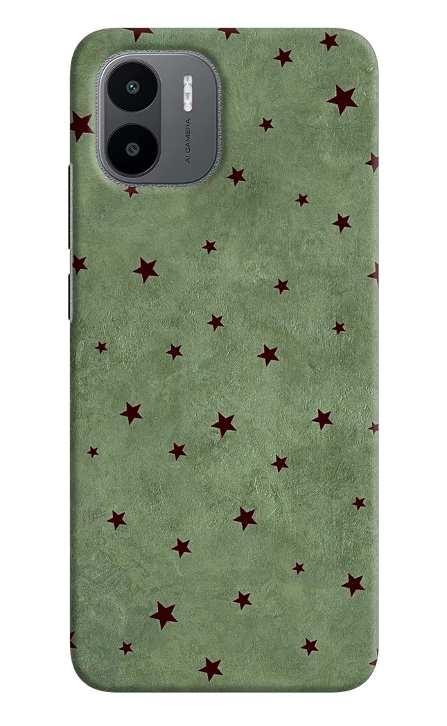 Green Stars Redmi A1/A2 Hard Case Back Cover by Casekaro