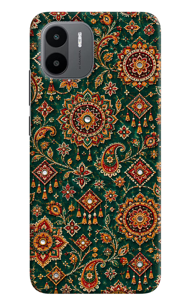 Green Pataka Redmi A1/A2 Hard Case Back Cover by Casekaro