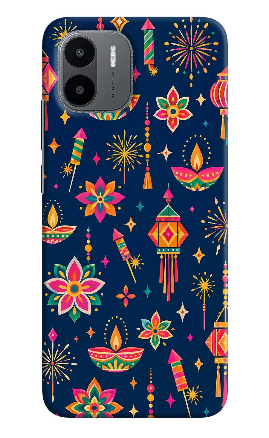 Festive Pop Redmi A1/A2 Back Cover, Hard case