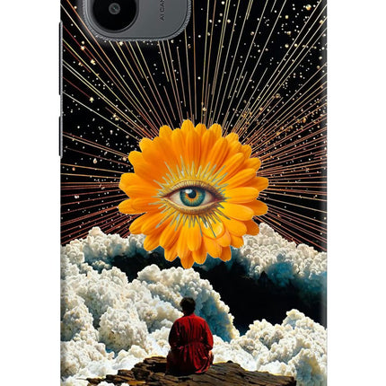 Cosmic Flower Redmi A1/A2 Hard Case Back Cover by Casekaro