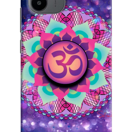 Om Purple Redmi A1/A2 Pop Case by Casekaro