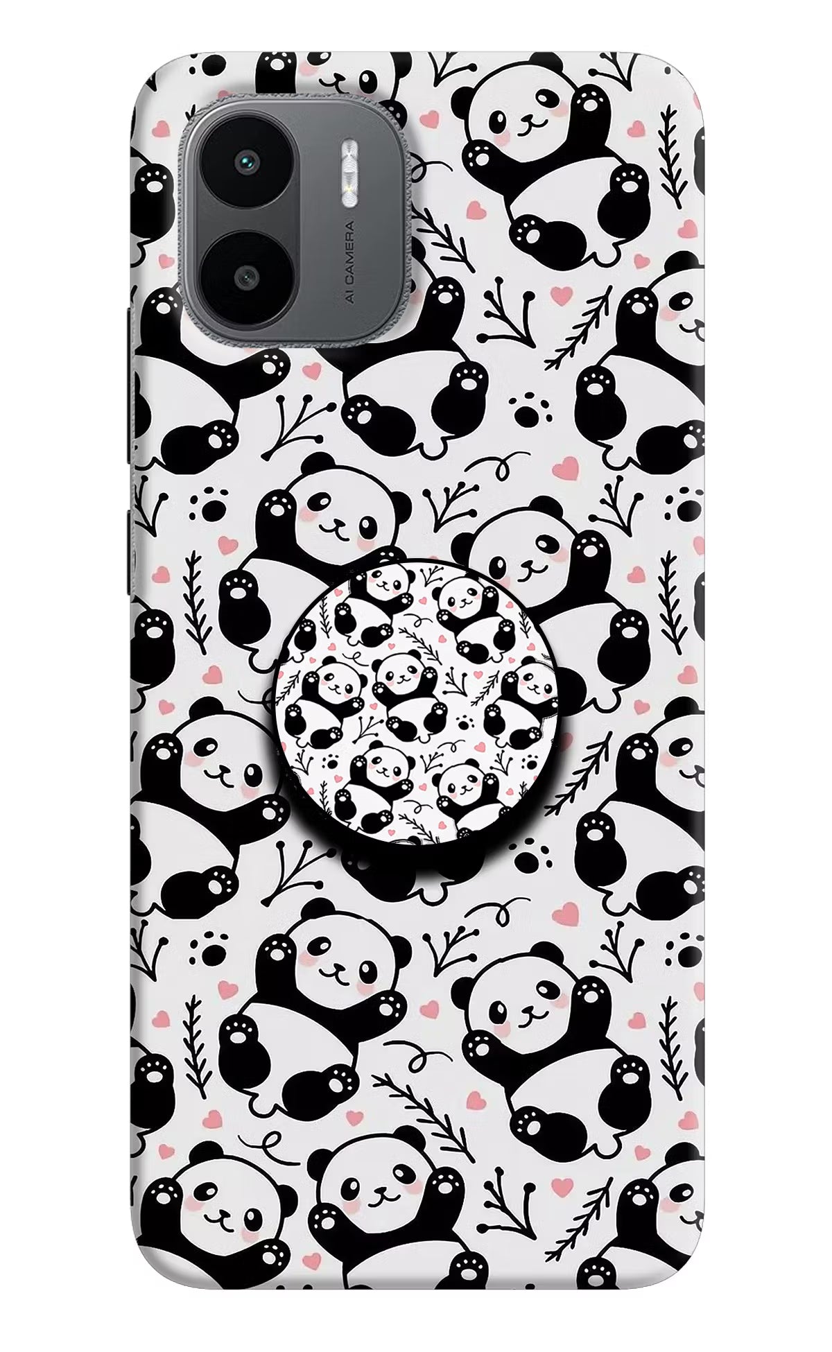 Cute Panda Redmi A1/A2 Pop Case by Casekaro