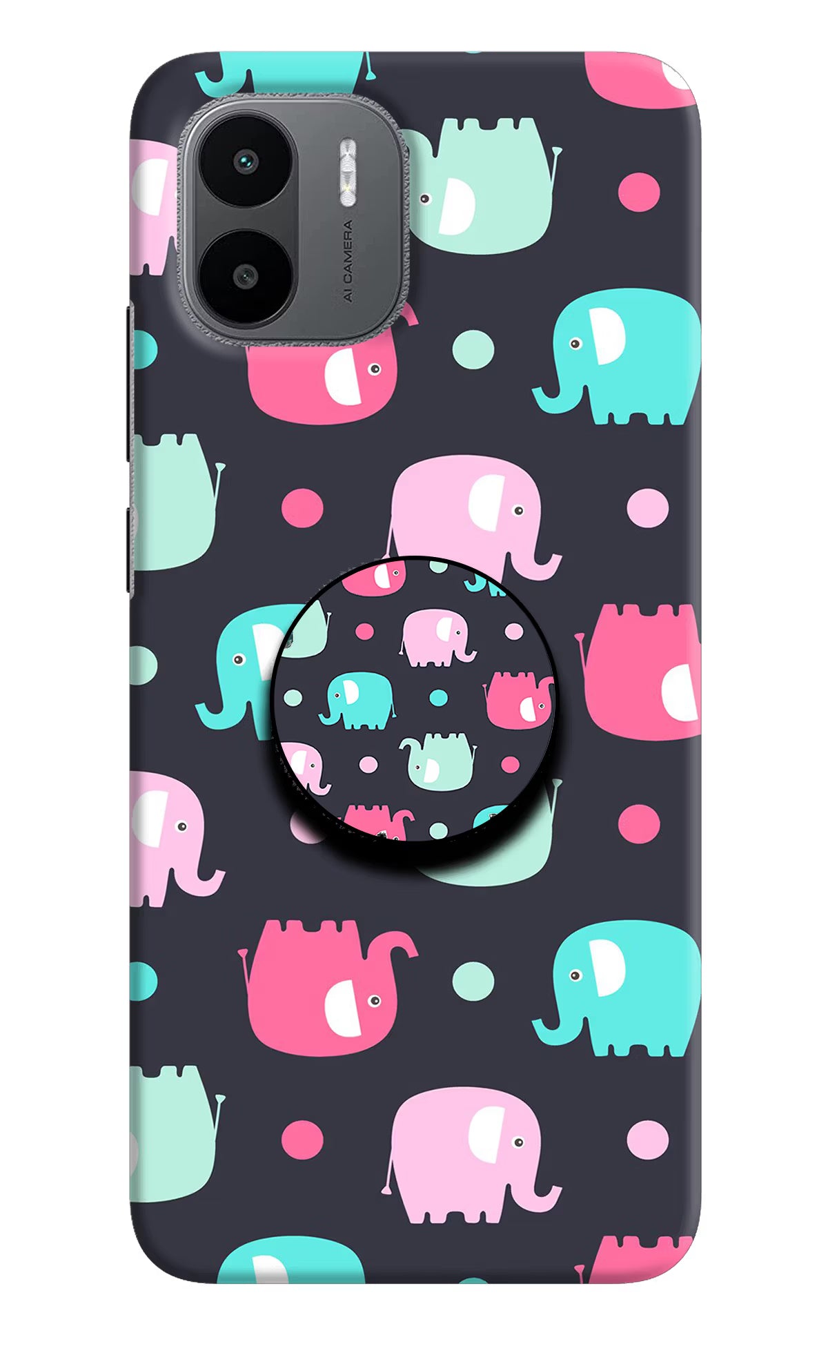 Baby Elephants Redmi A1/A2 Pop Case by Casekaro