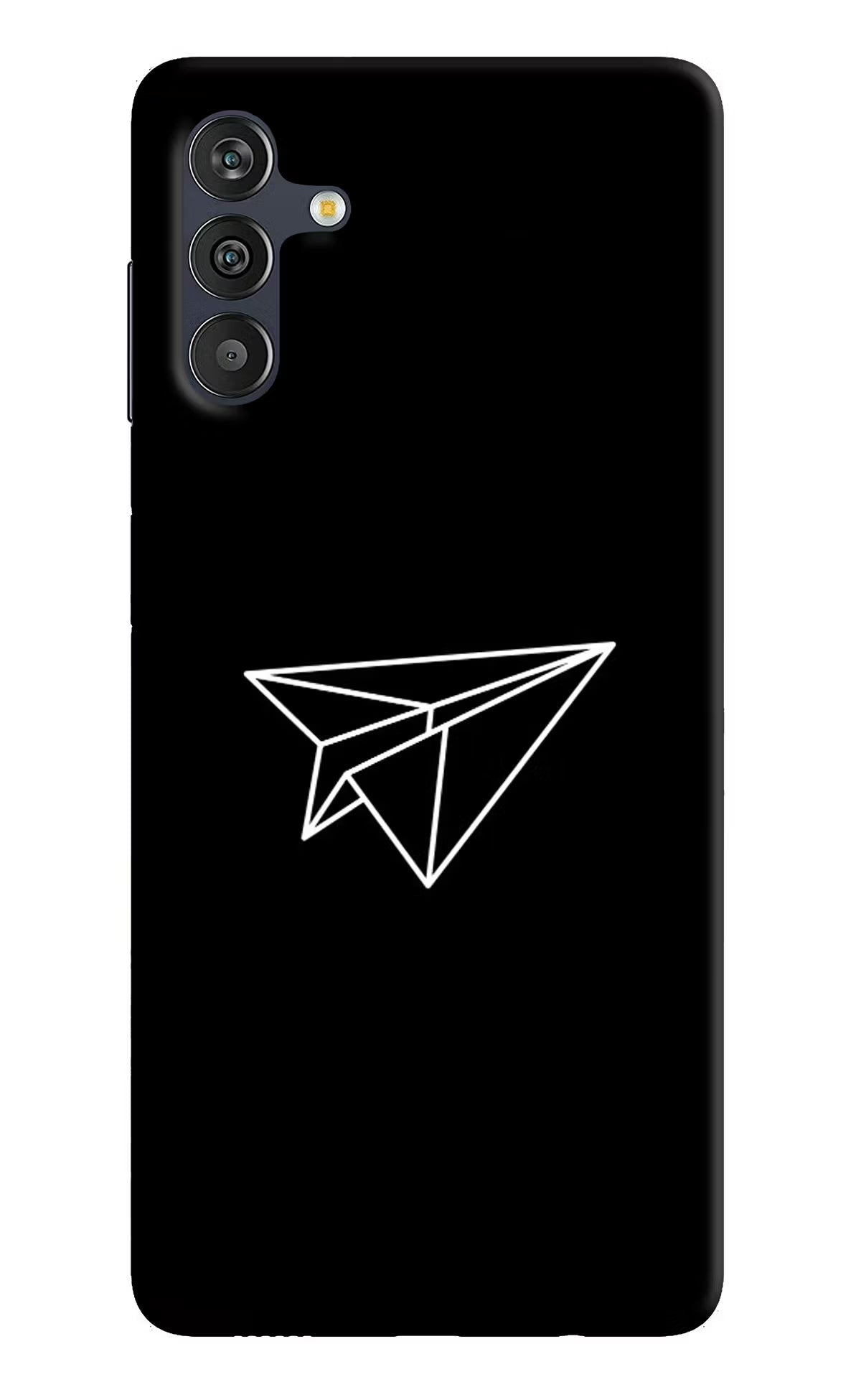 Paper Plane White Samsung M13 4G Back Cover