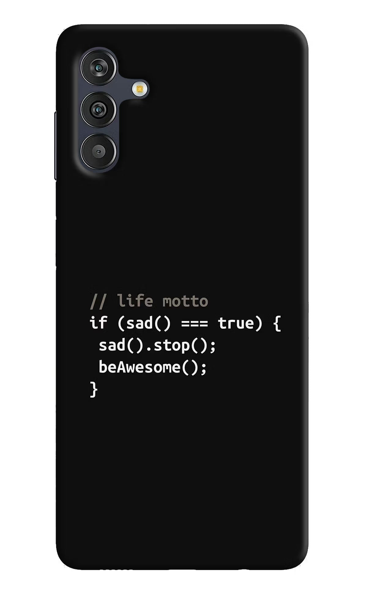 Life Motto Code Samsung M13 4G Back Cover