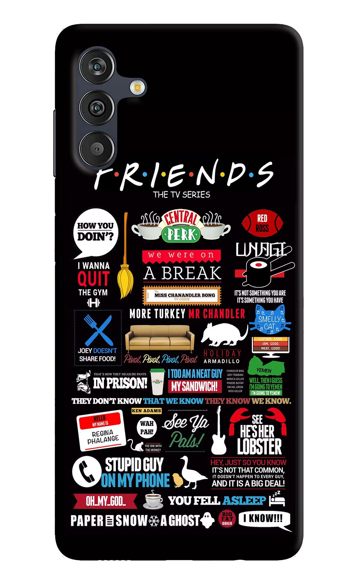 FRIENDS Samsung M13 4G Back Cover