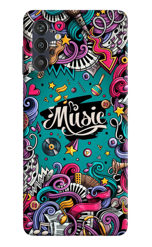 Music Graffiti Samsung M13 4G Back Cover