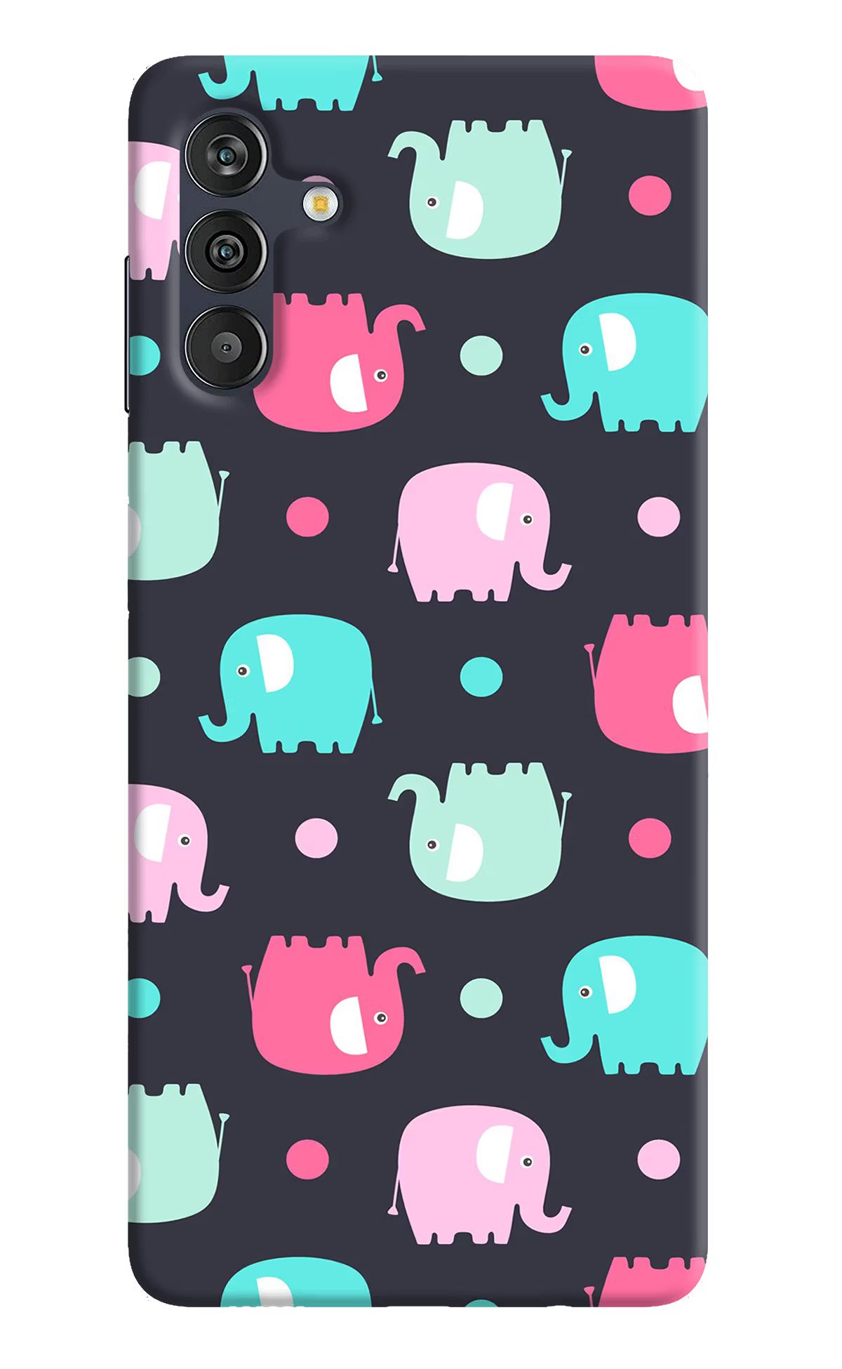 Elephants Samsung M13 4G Back Cover