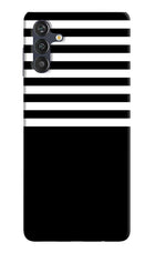 Black and White Print Samsung M13 4G Back Cover