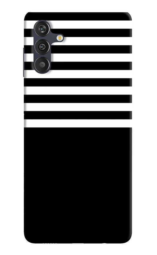 Black and White Print Samsung M13 4G Back Cover