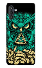Green Owl Samsung M13 4G Back Cover