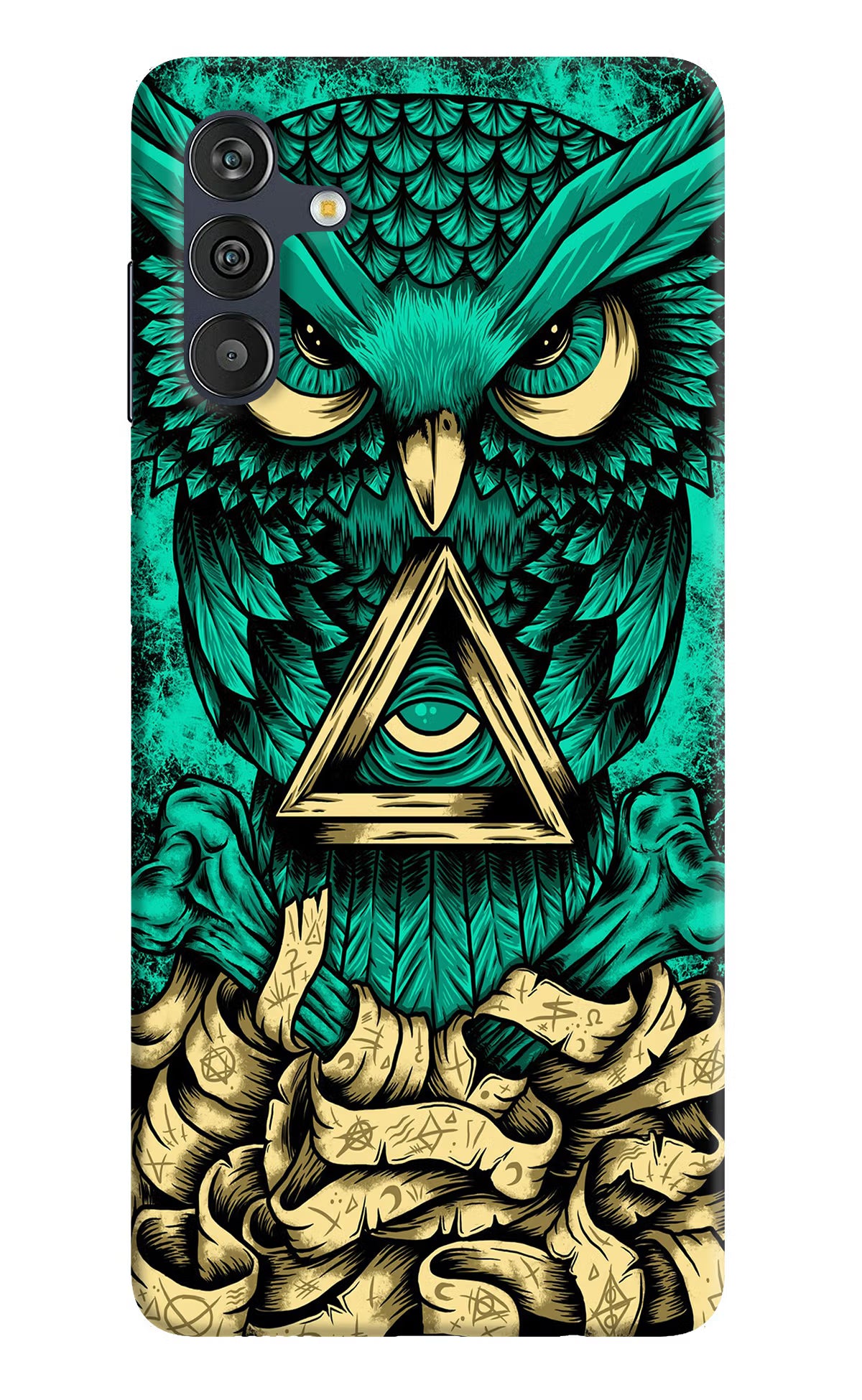Green Owl Samsung M13 4G Back Cover