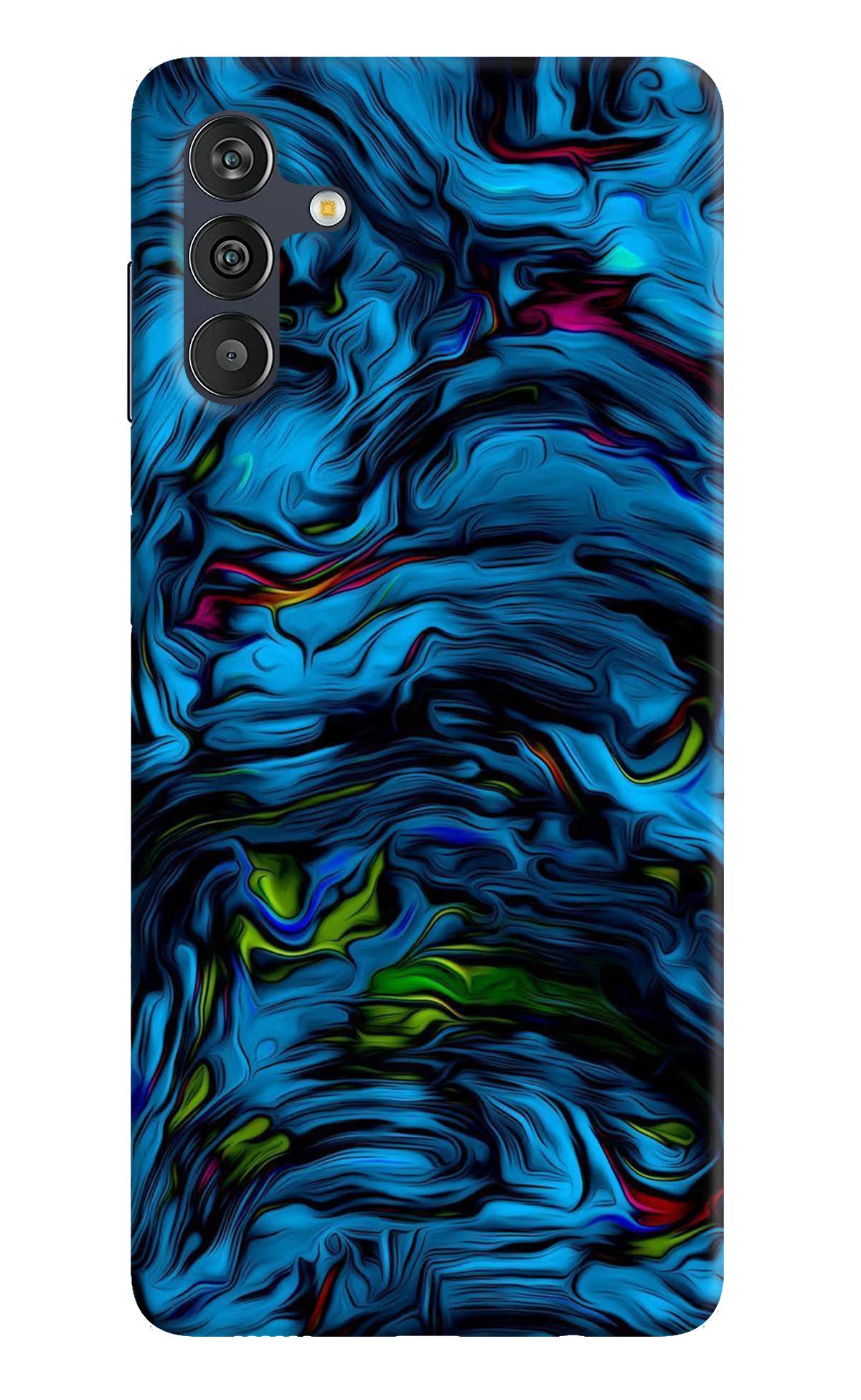 Dark Blue Abstract Samsung M13 4G Back Cover