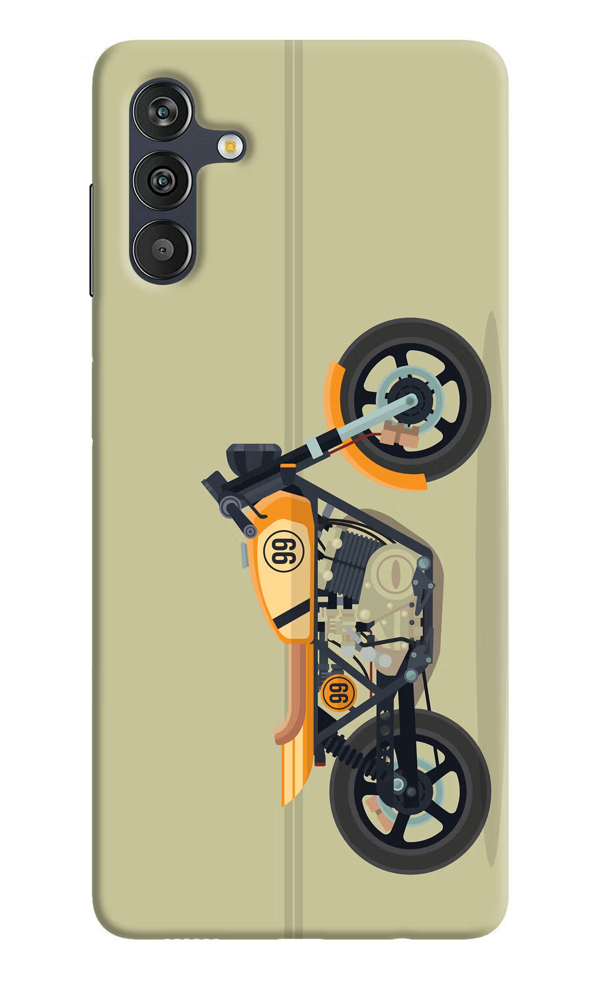 Vertical Speedster Samsung M13 4G Back Cover