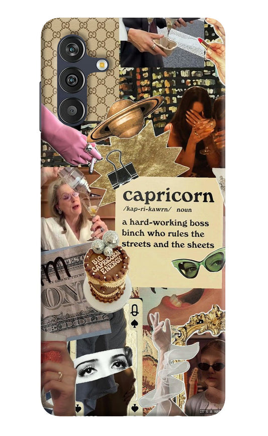 Capricorn Zodiac Samsung M13 4G Hard Case Back Cover by Casekaro