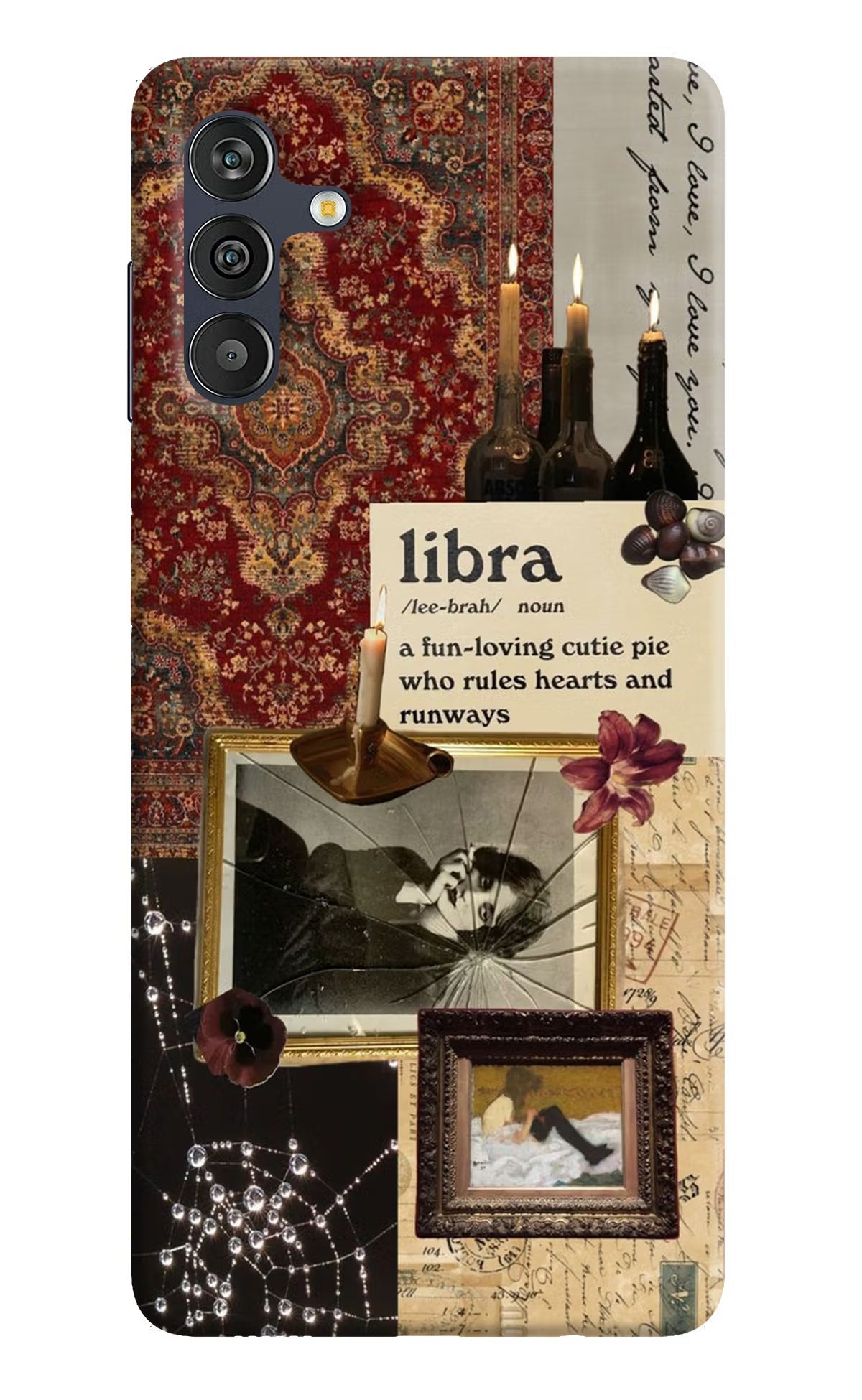 Libra Zodiac Samsung M13 4G Hard Case Back Cover by Casekaro