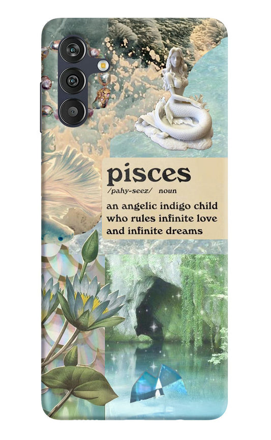 Pisces Zodiac Samsung M13 4G Hard Case Back Cover by Casekaro