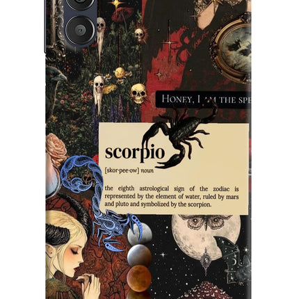 Scorpio Zodiac Samsung M13 4G Hard Case Back Cover by Casekaro