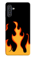Fired Up – Black Samsung M13 4G Hard Case Back Cover by Casekaro