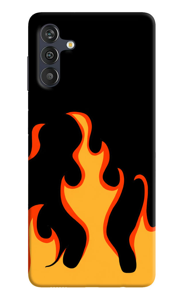 Fired Up – Black Samsung M13 4G Hard Case Back Cover by Casekaro