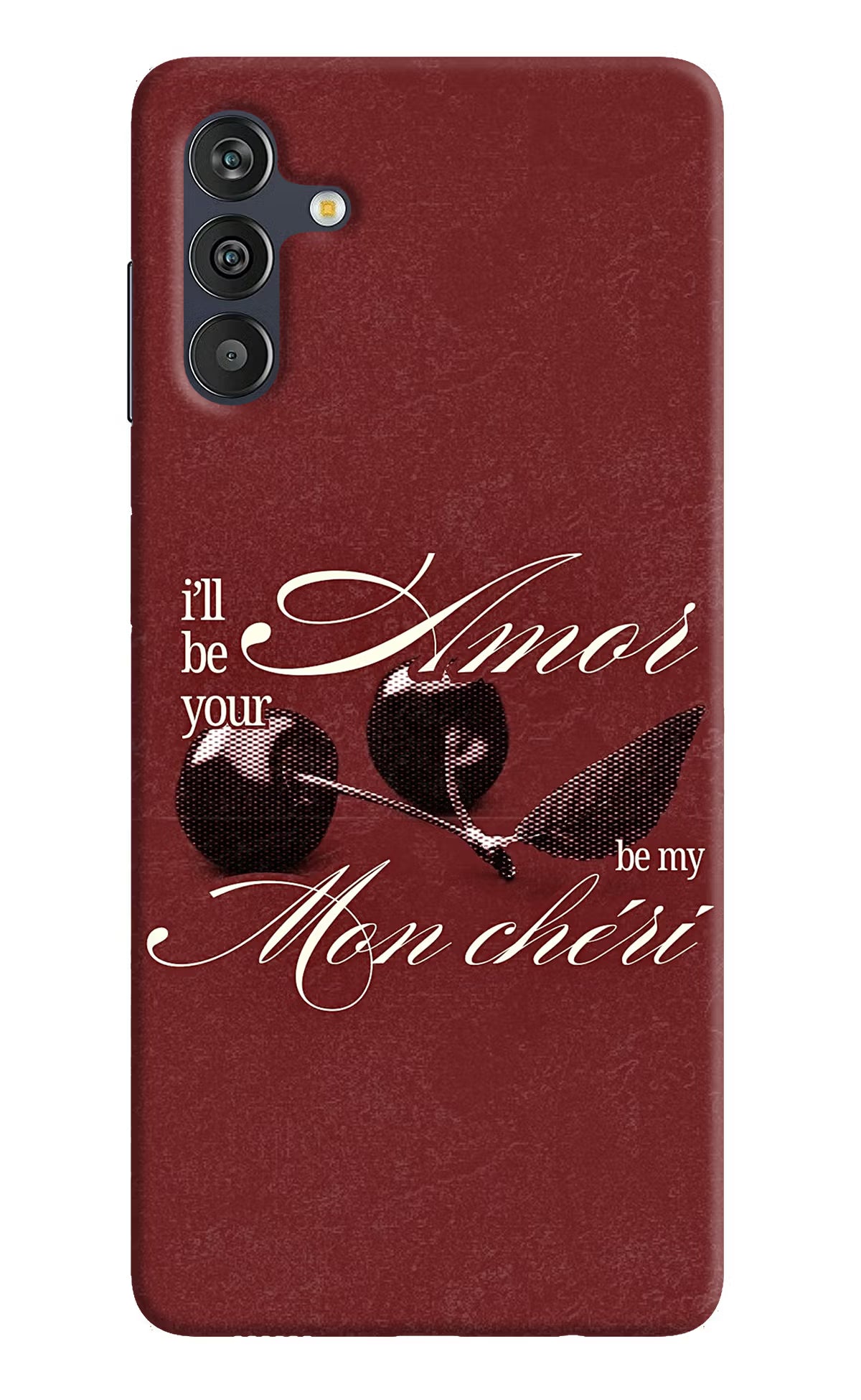 Velvet Cherry Samsung M13 4G Back Cover