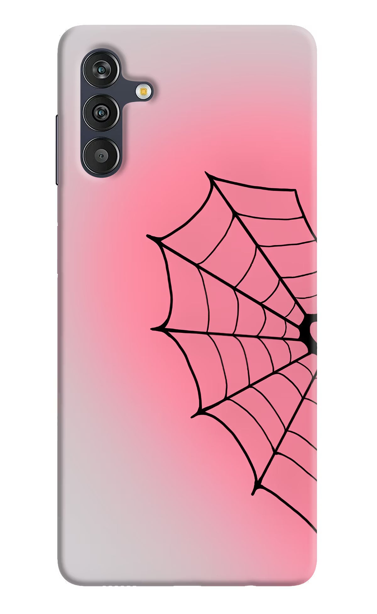 Pink Web Samsung M13 4G Back Cover