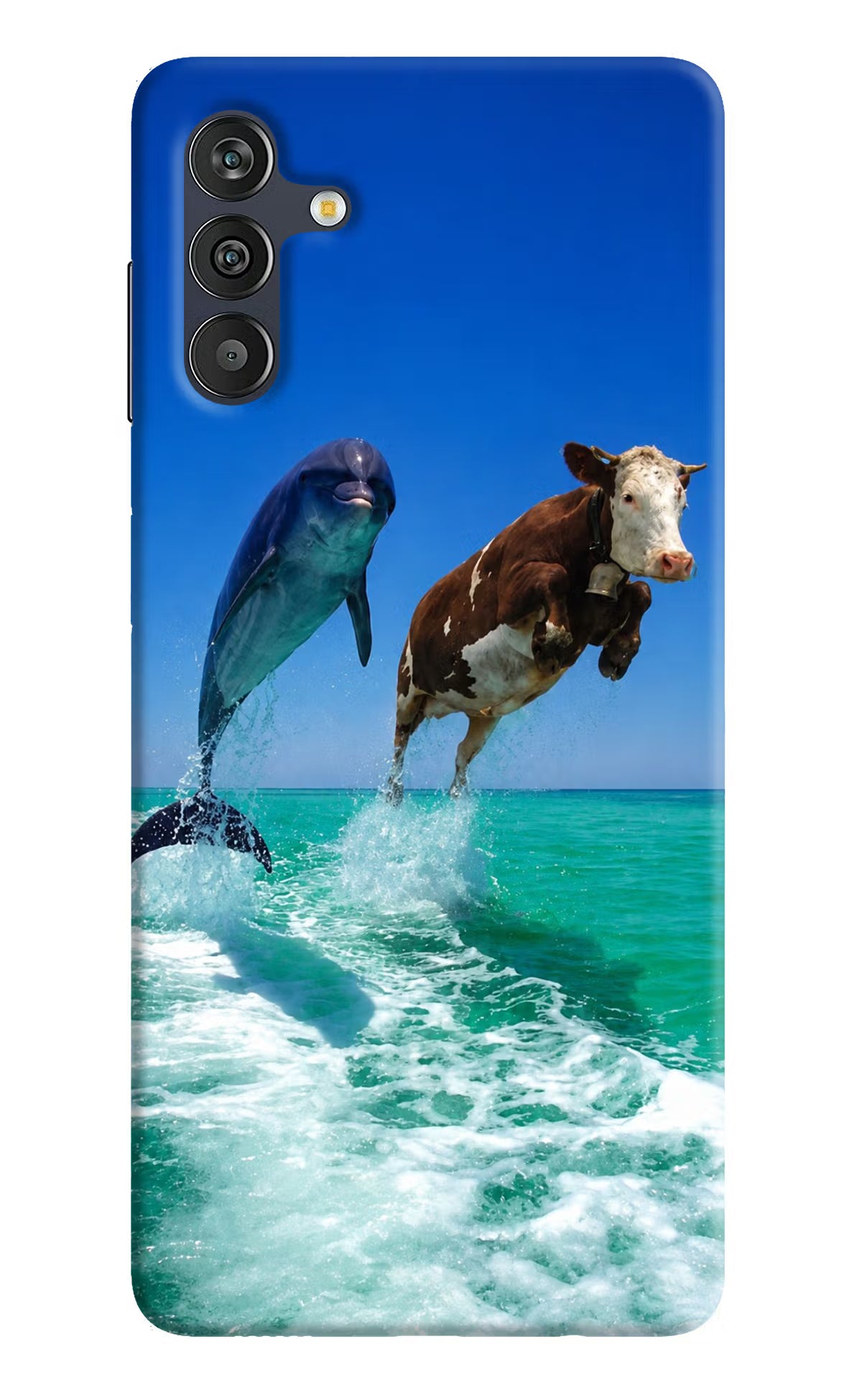 Dolphin vs Cow Samsung M13 4G Back Cover