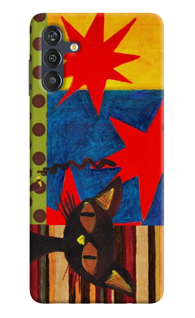 Pop Cat Samsung M13 4G Hard Case Back Cover by Casekaro