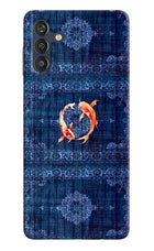 Koi Blue Samsung M13 4G Back Cover