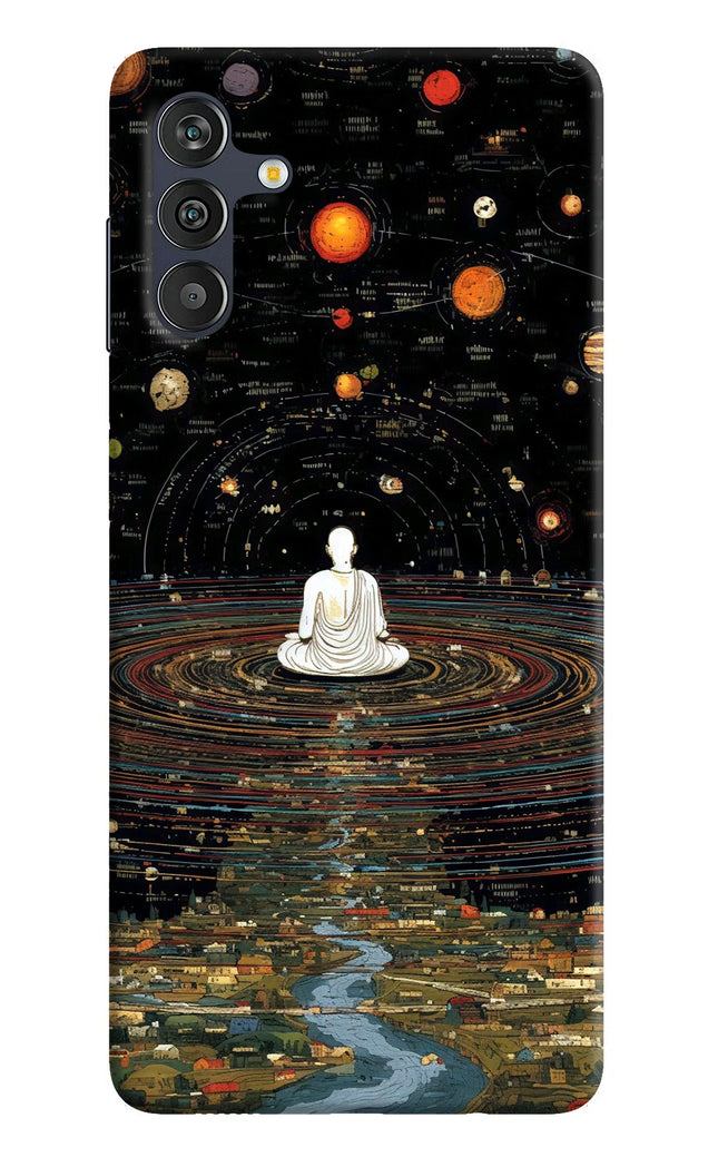 Space Monk Samsung M13 4G Hard Case Back Cover by Casekaro