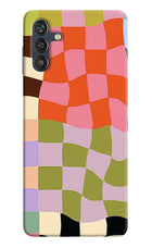 Wavy Grid Samsung M13 4G Back Cover