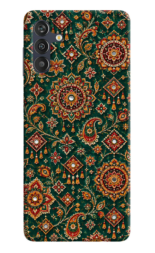 Green Pataka Samsung M13 4G Hard Case Back Cover by Casekaro