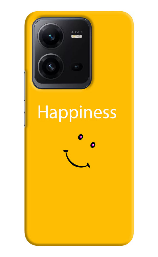 Happiness With Smiley Vivo V25 5G Hard Case Back Cover by Casekaro