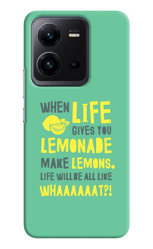 Quote Vivo V25 5G Hard Case Back Cover by Casekaro