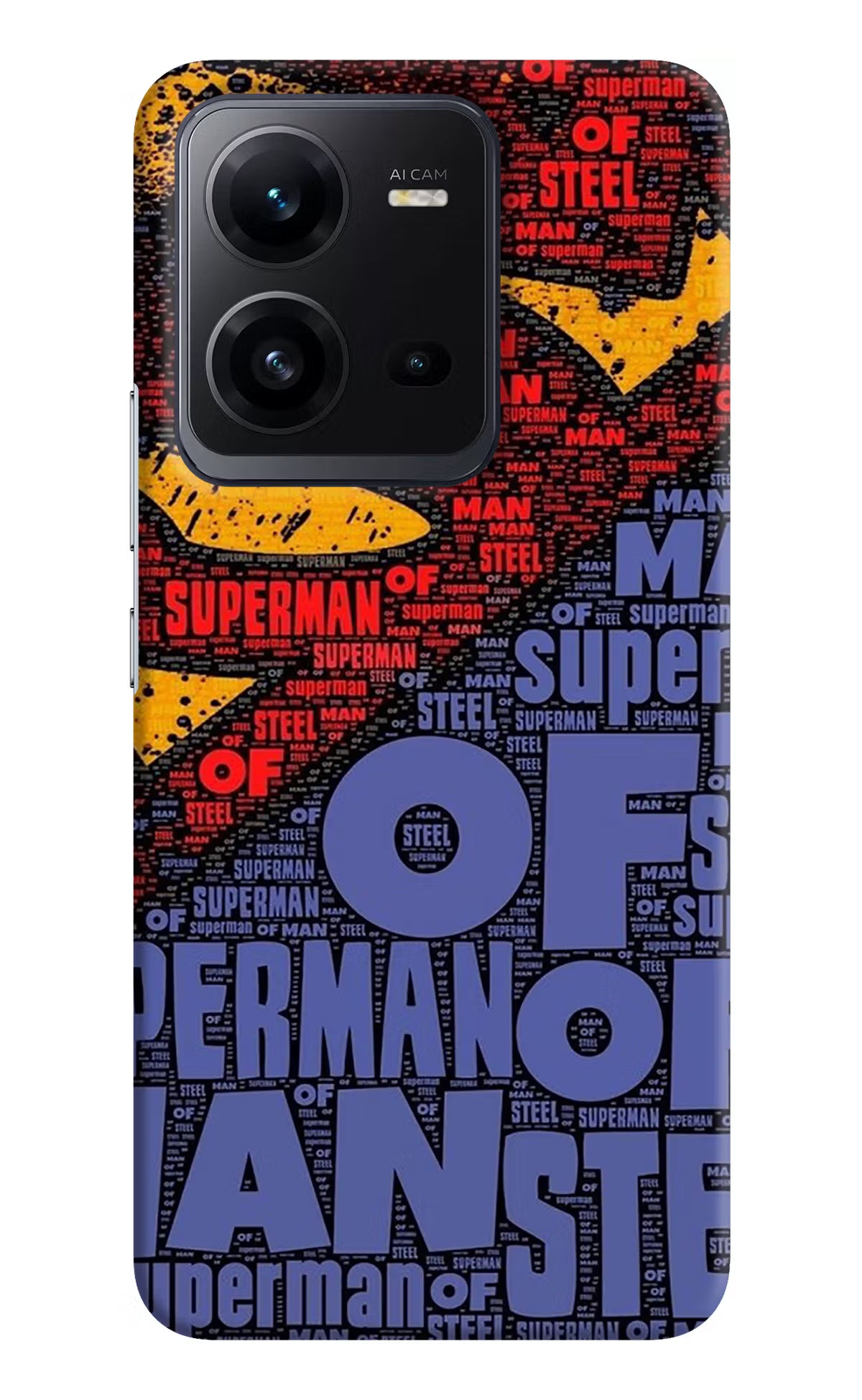 Superman Vivo V25 5G Hard Case Back Cover by Casekaro