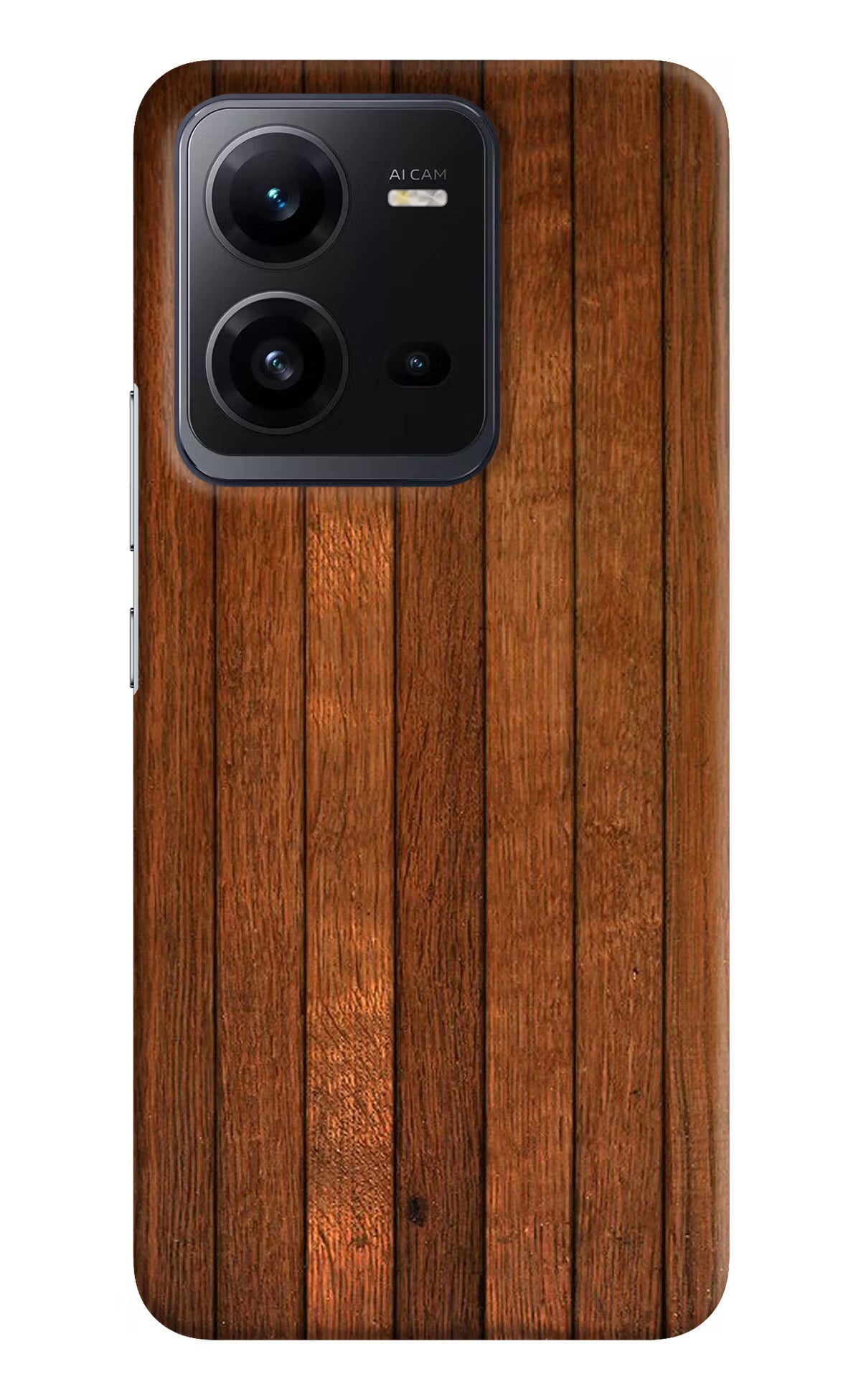 Wooden Artwork Bands Vivo V25 5G Hard Case Back Cover by Casekaro