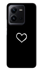 Heart Vivo V25 5G Hard Case Back Cover by Casekaro